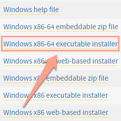 Python のインストール 1